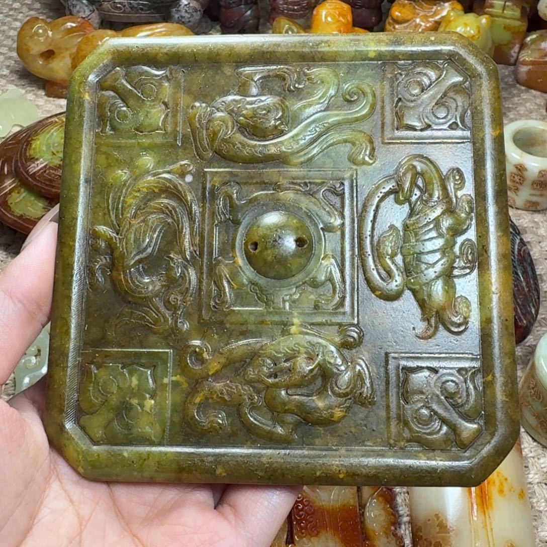 白玉菩提吊坠挂件