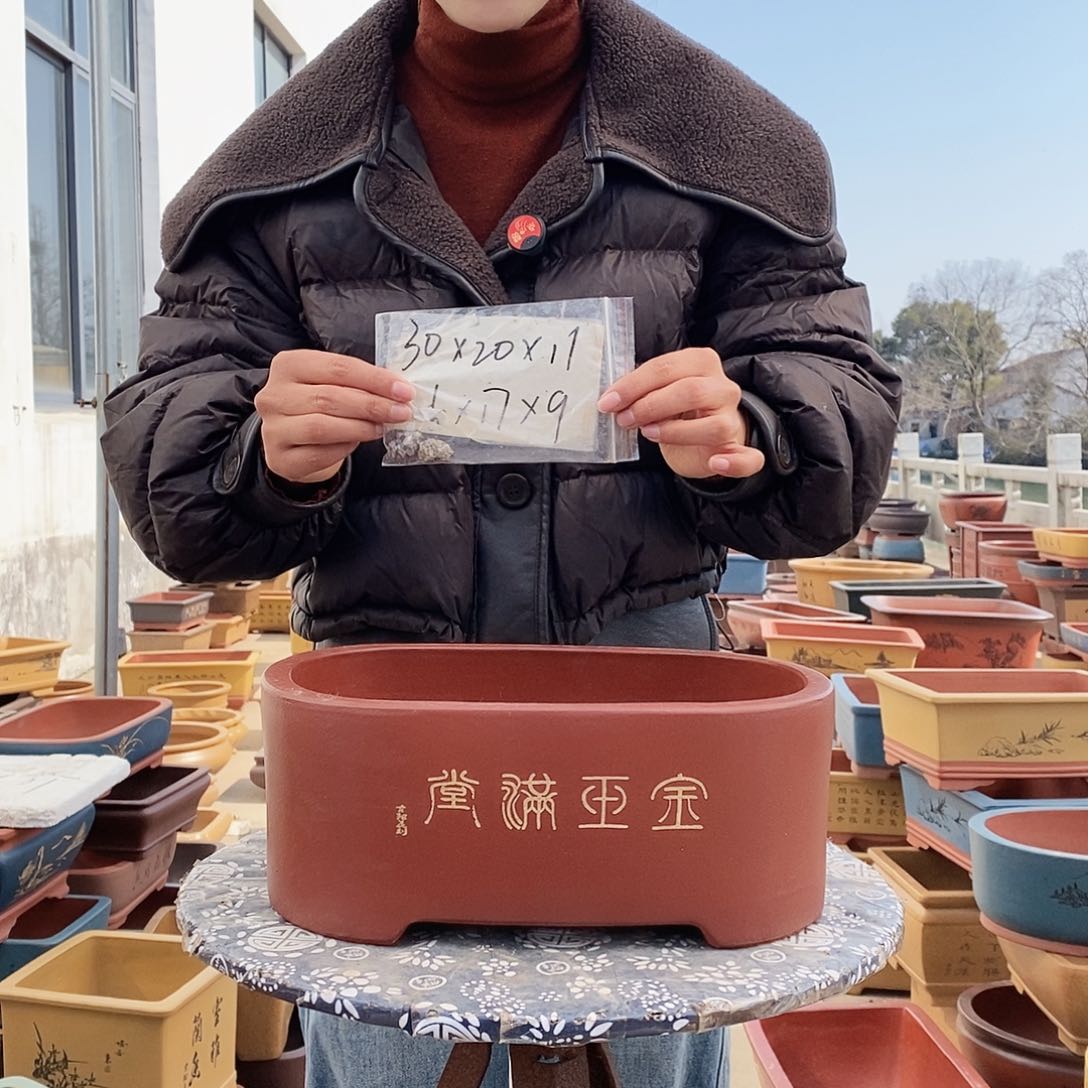 紫砂花盆紫砂花盆