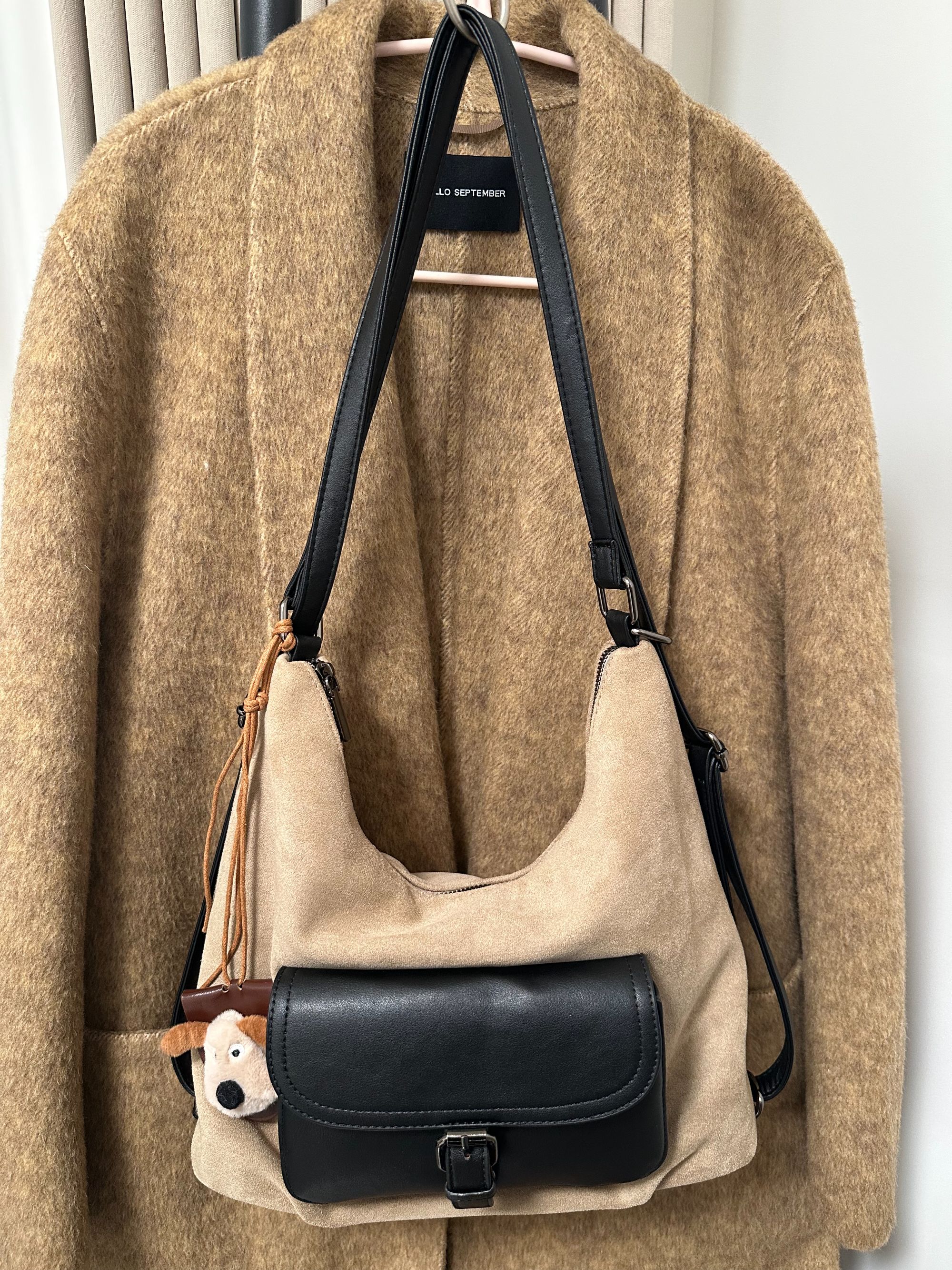 小鹅实拍【长31cm 宽12cm 高22cm】秋冬韩式小众百搭拉链单肩包