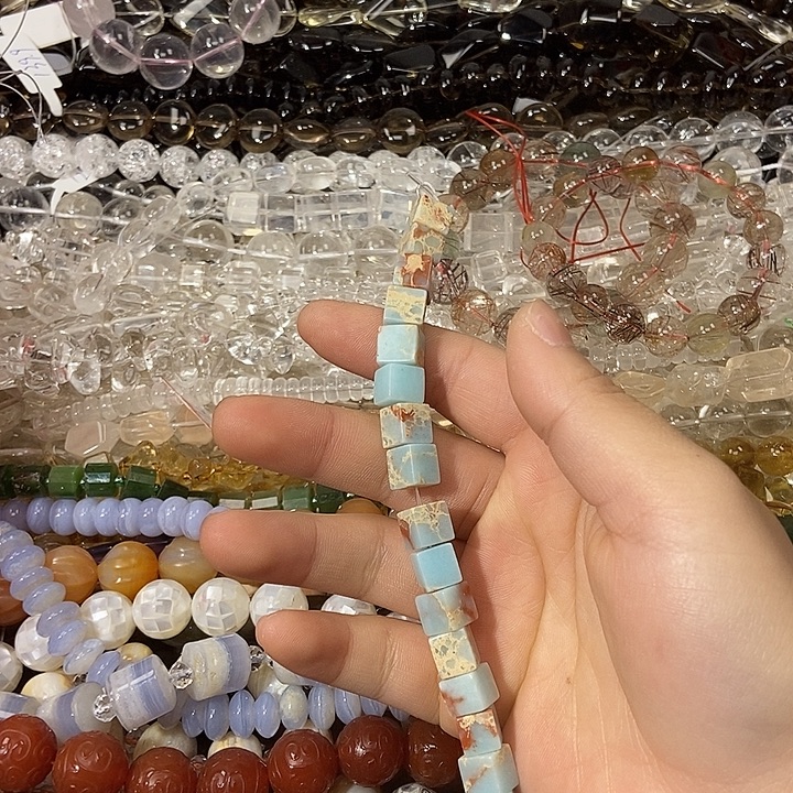 玛瑙/玉髓散珠寿山石方糖