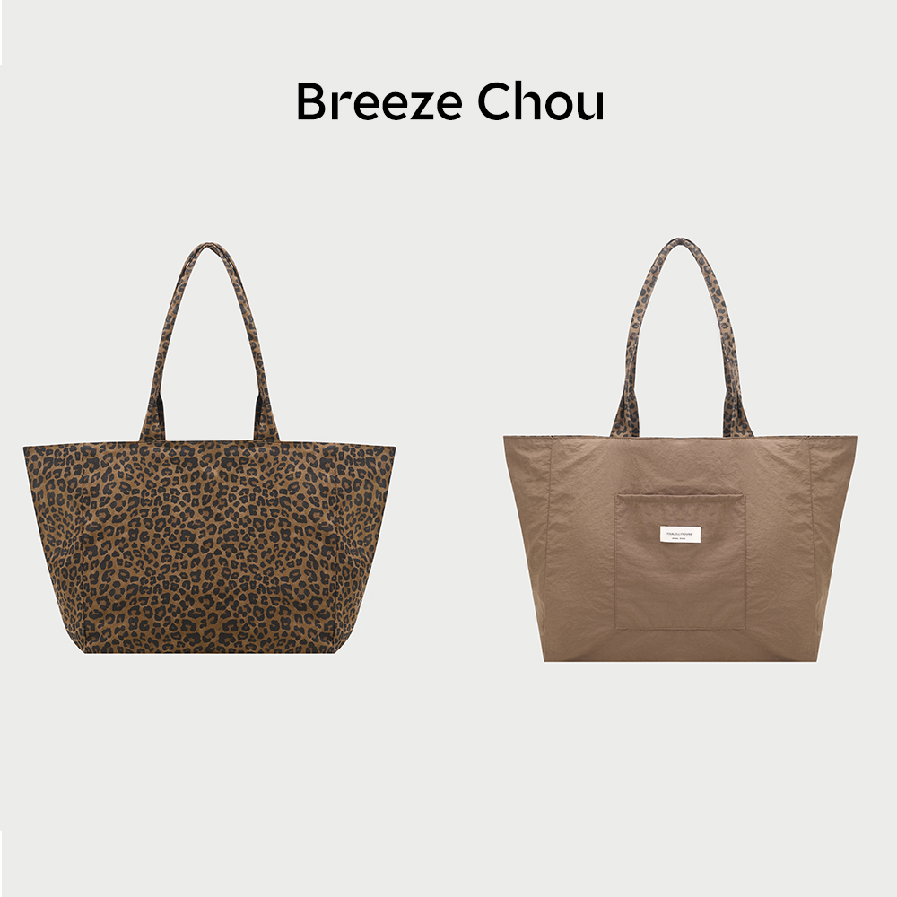 Breeze Chou豹纹包双面背四季款百搭 EBC011