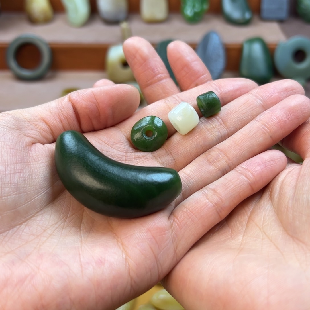 和田玉（碧玉）手链未镶嵌安*·