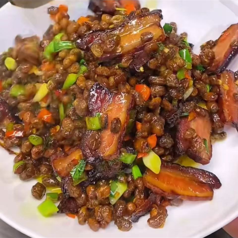 贵州遵义农家风味豆豉鲜盐豆子