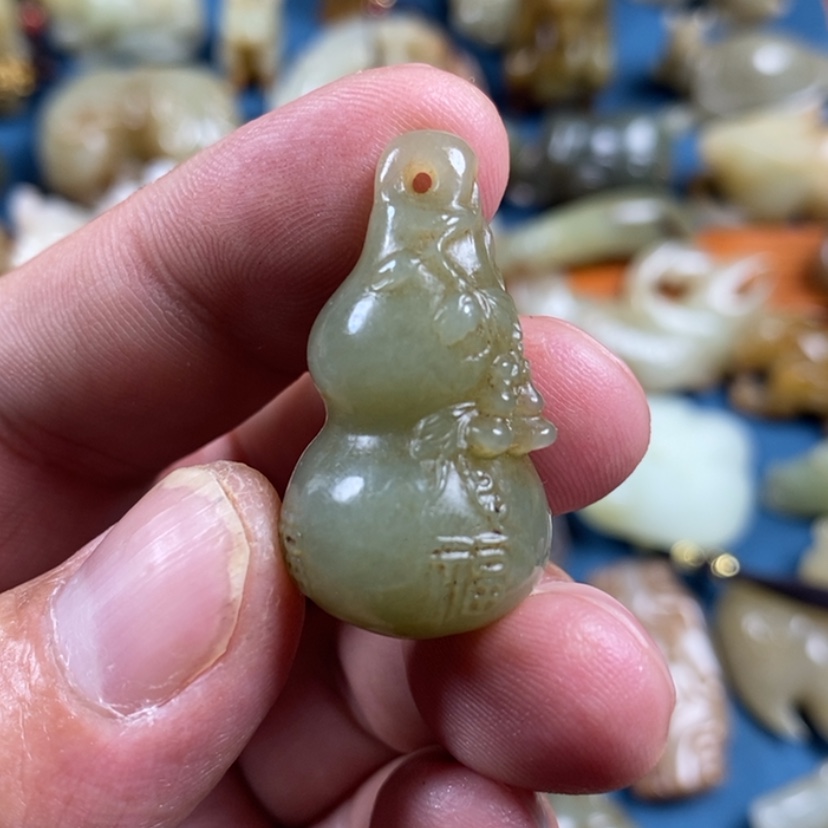 【闪购商品】和田玉未镶嵌挂件用****0