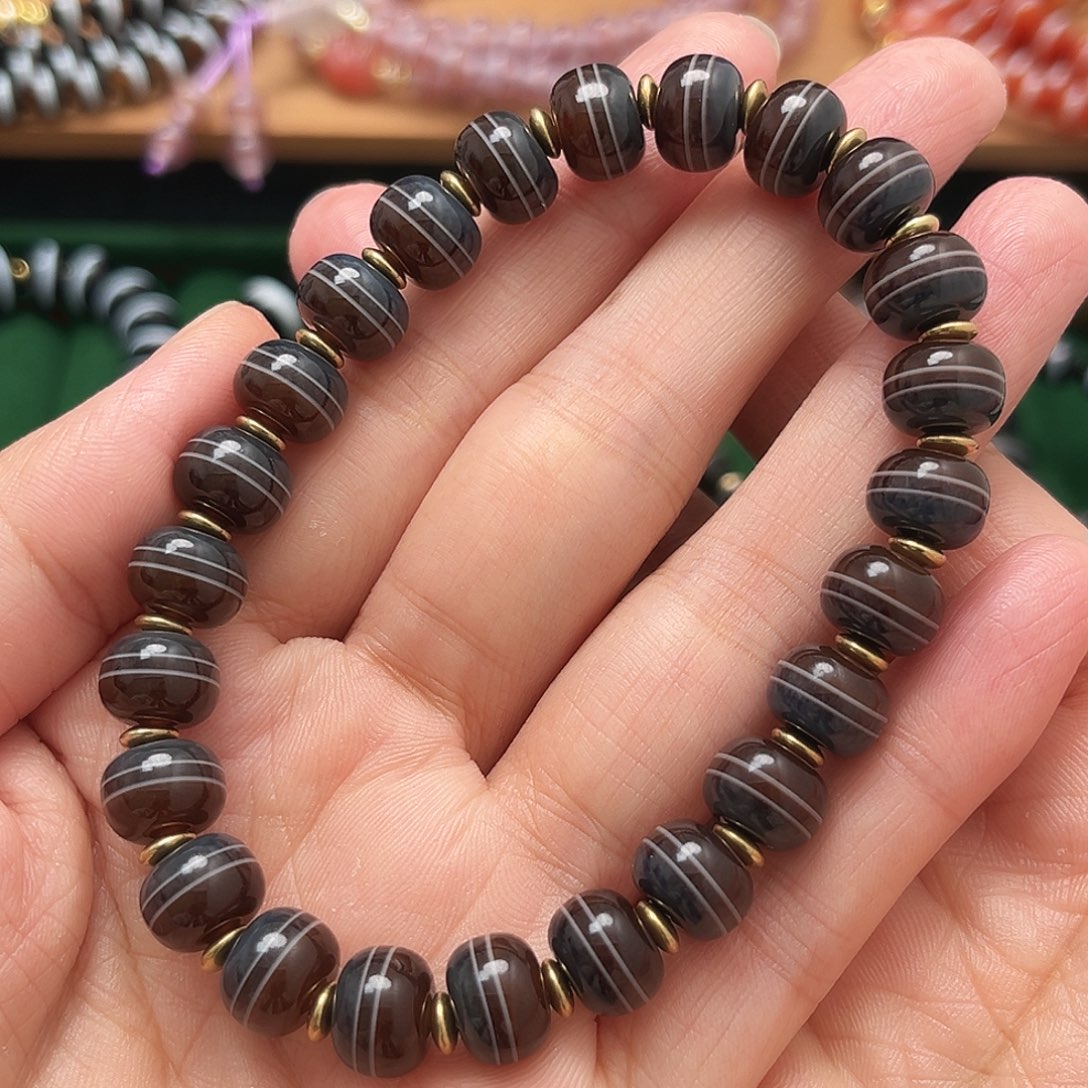 玛瑙/玉髓合金手串