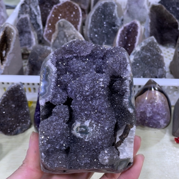 紫晶钱袋子未镶嵌