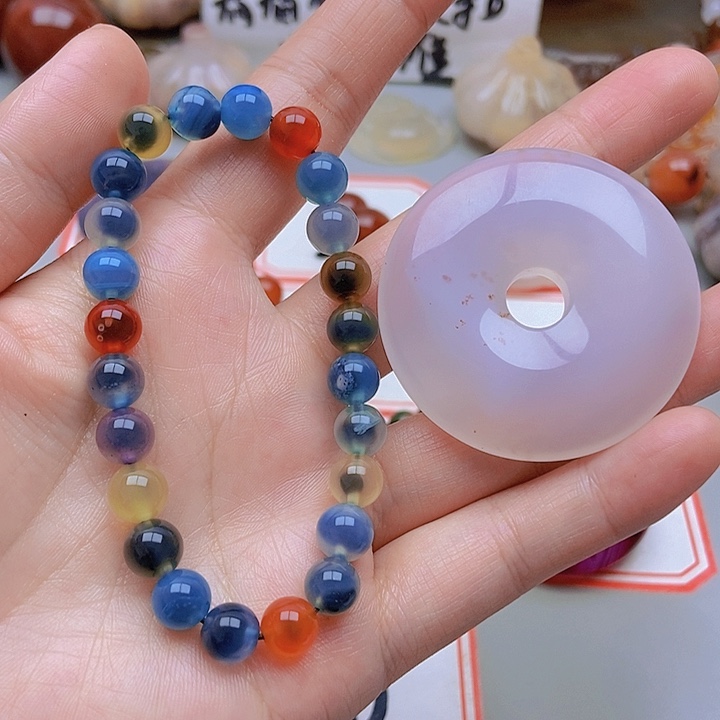 【闪购商品】未镶嵌玛瑙/玉髓珠宝半成品胖*雪