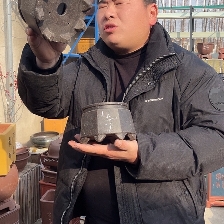 紫砂花盆紫砂等传统