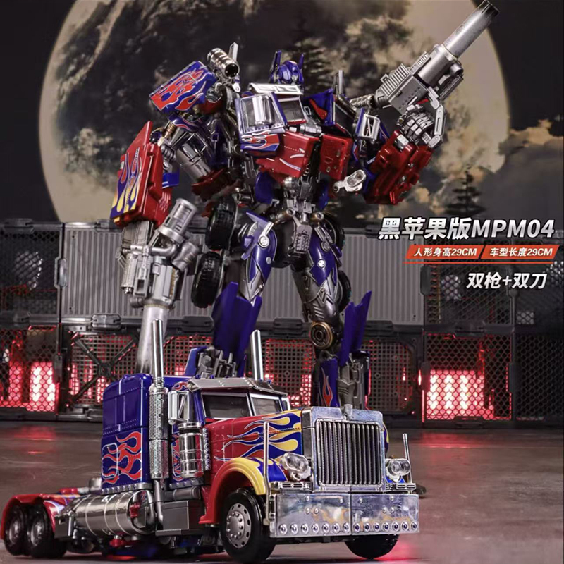 合金版果柱变形玩具擎天汽车机器人模型男孩礼物摆件精品版难度高