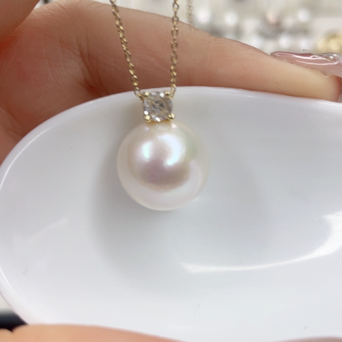 淡水珍珠未镶嵌吊坠(赠链)