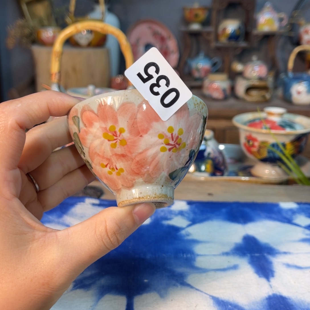 杯素浅陶瓷手工手绘