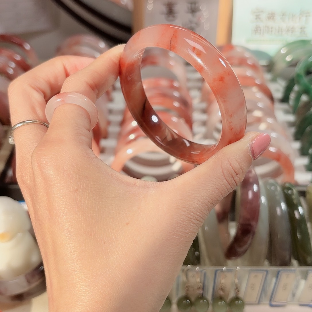 石英质玉手镯未镶嵌崽***甜