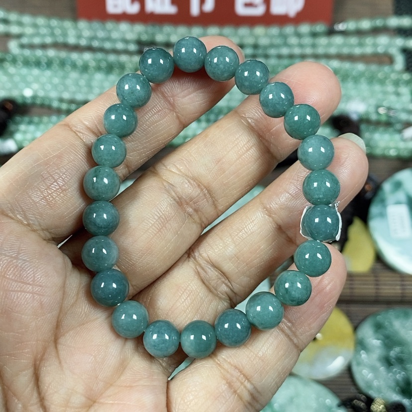 【闪购商品】翡翠颈饰未镶嵌玉手链翡翠玉女款卡6.8