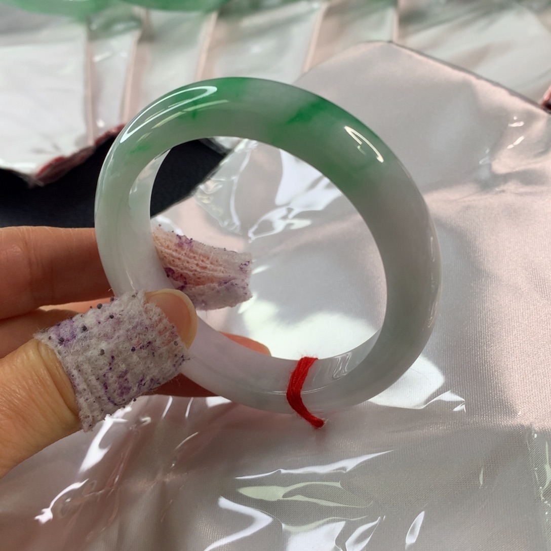 翡翠未镶嵌手镯翡翠手镯54.8