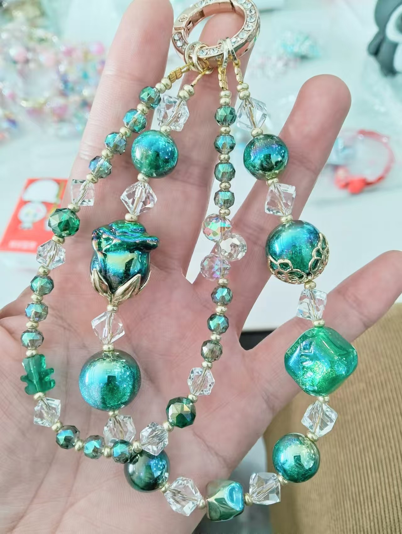 满30包邮串珠成品拼豆豆手工