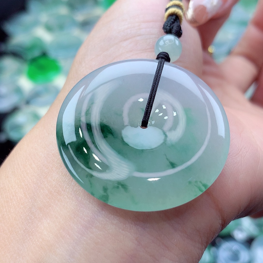 颈饰未镶嵌翡翠编号30。尺寸35.7-5.9