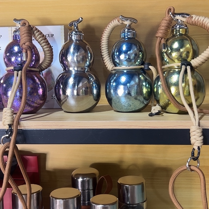 武***】内外纯钛纯钛葫芦杯每色三个