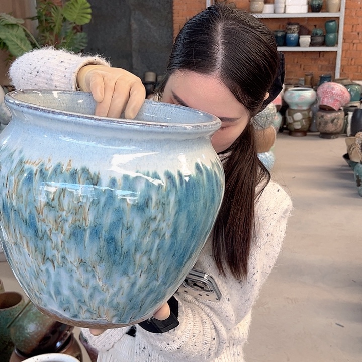 正品口24高24花盆……