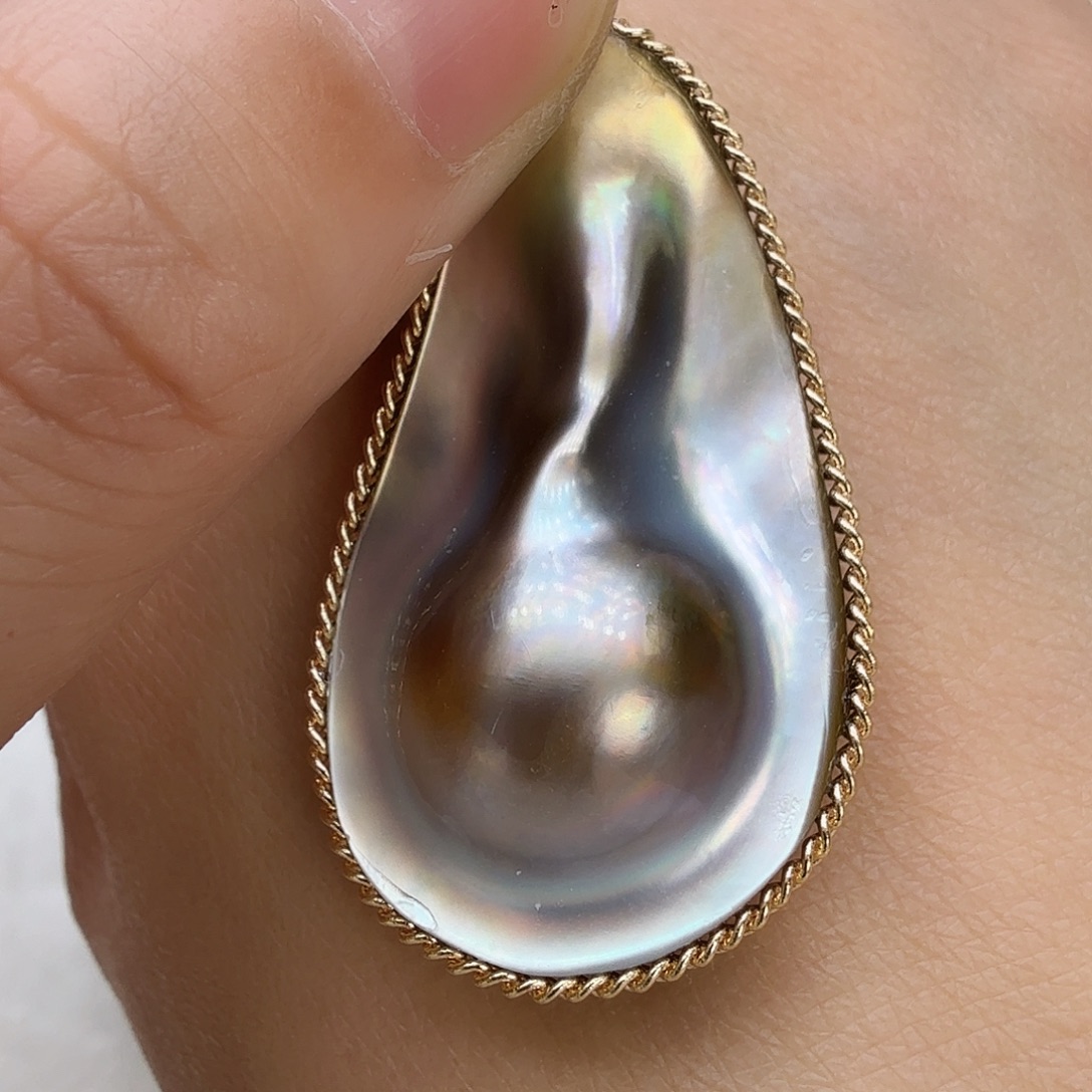 颈饰拼合珍珠（马贝珠）未镶嵌55