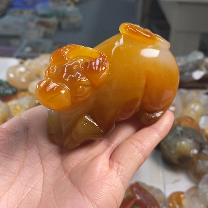 玛瑙/玉髓吊坠(不含链)未镶嵌