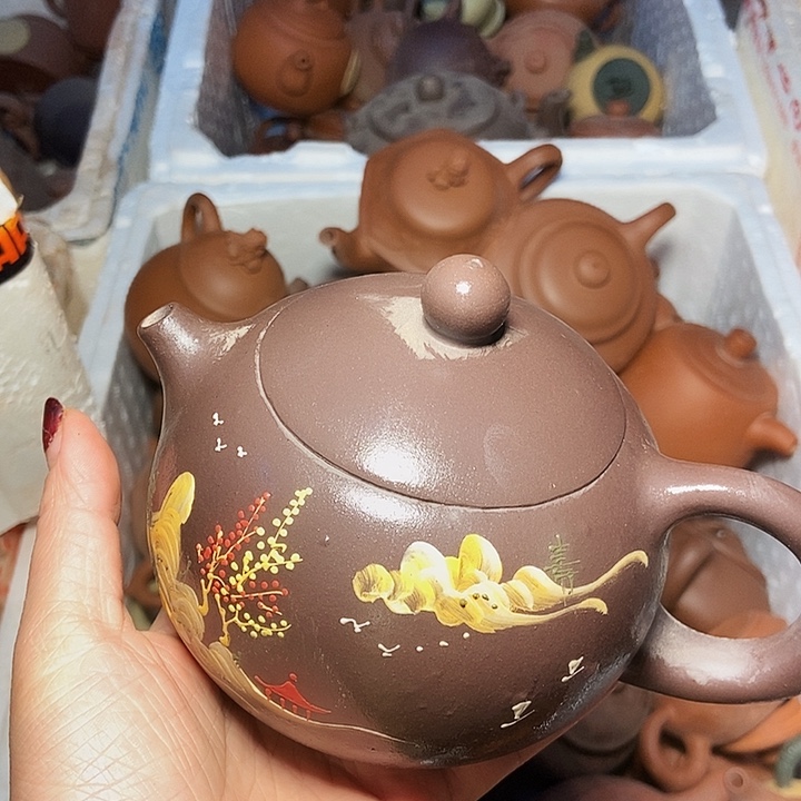 全手工制作宜兴紫砂茶壶