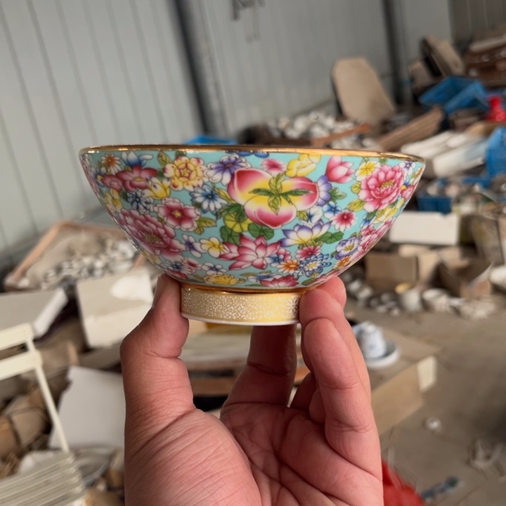 碗陶景德镇高温细白瓷餐具