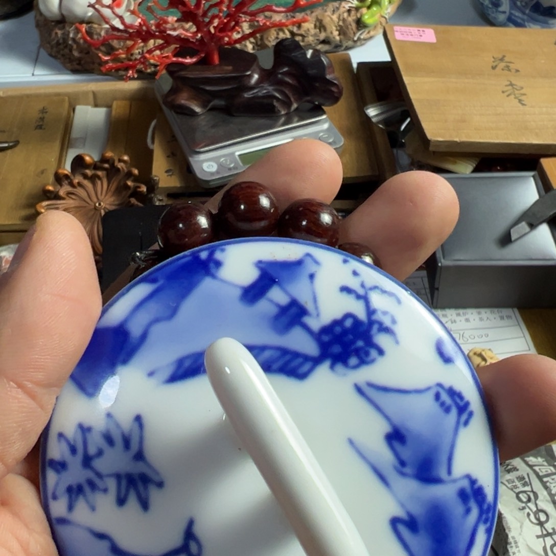 紫砂茶碗我家粉丝真好看啊