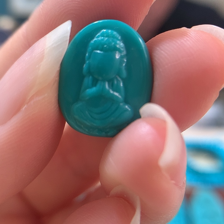 绿松石珠宝奇石未镶嵌