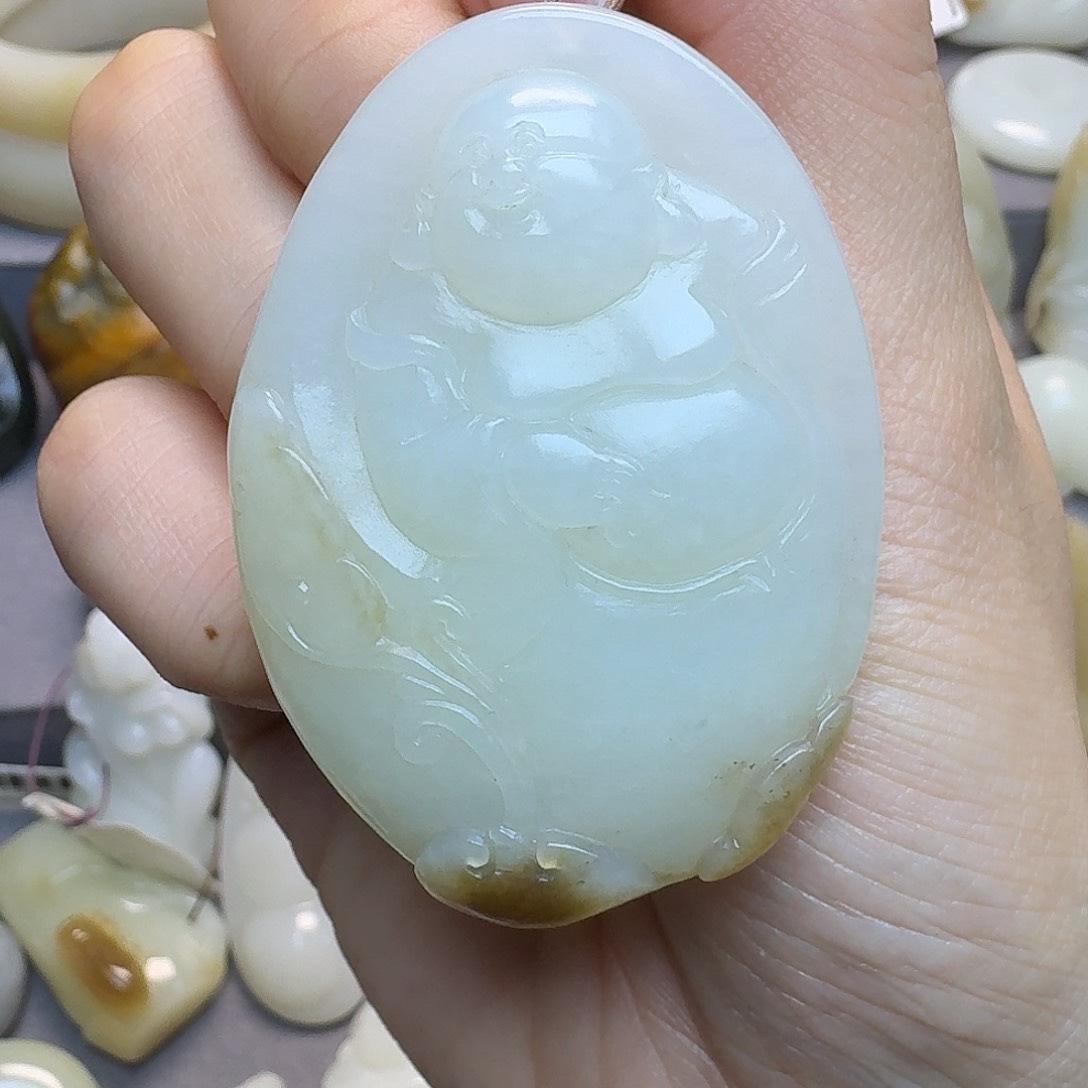 和田玉颈饰未镶嵌