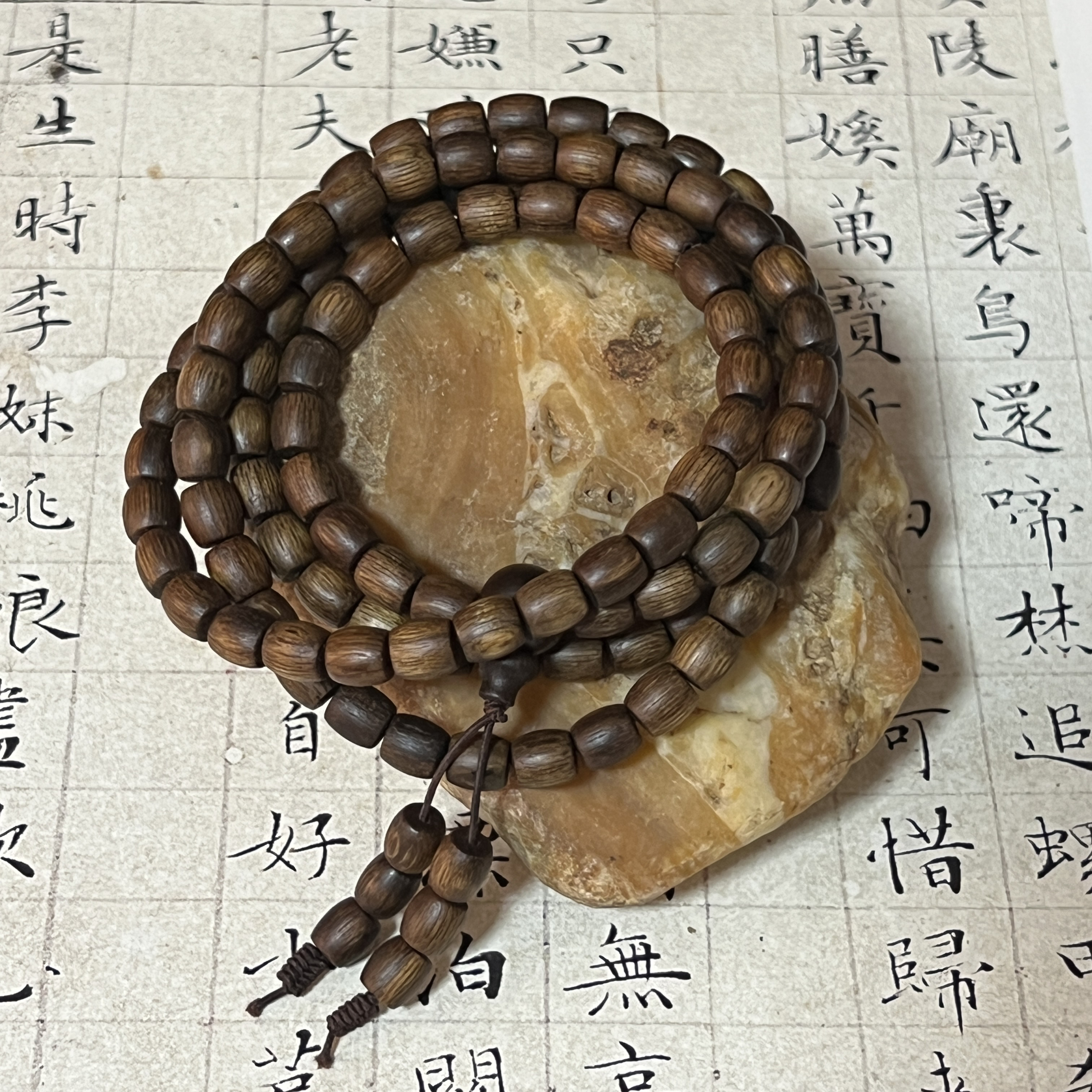 Z-318【正区达拉干】沉香多圈、6.5x7.2mm，23.86g