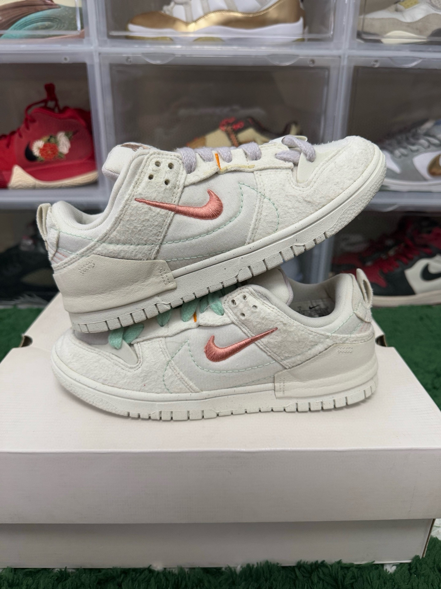 95新 maje 38码/dunk low白灰休闲鞋/二手正品