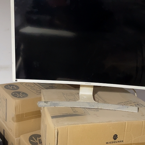 激***刻32寸曲面显示器台式机用电脑用