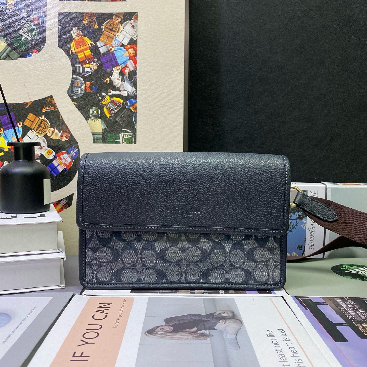 95新 COACH/蔻驰 22994斜挎包25*17