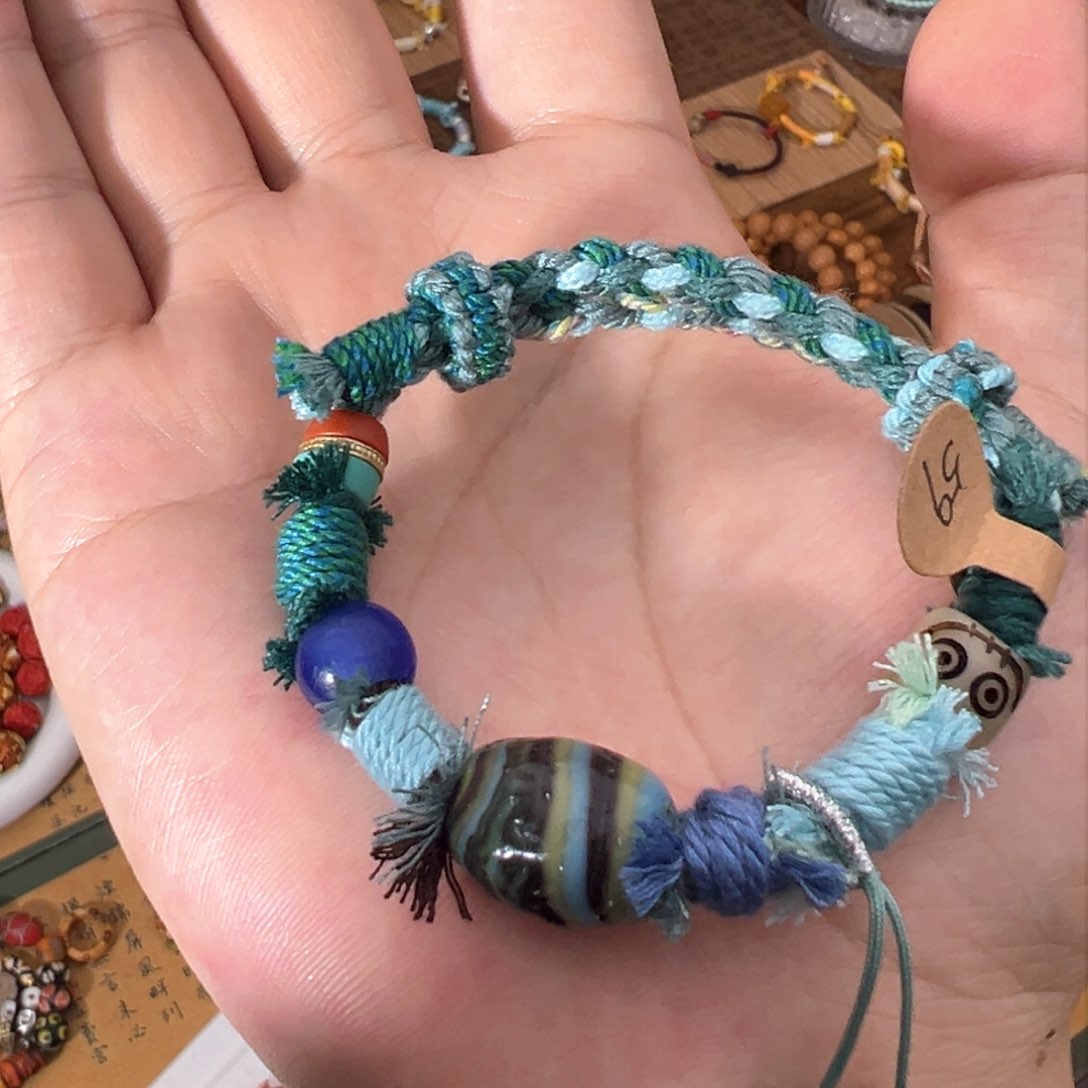 玛瑙/玉髓手链合金O****n