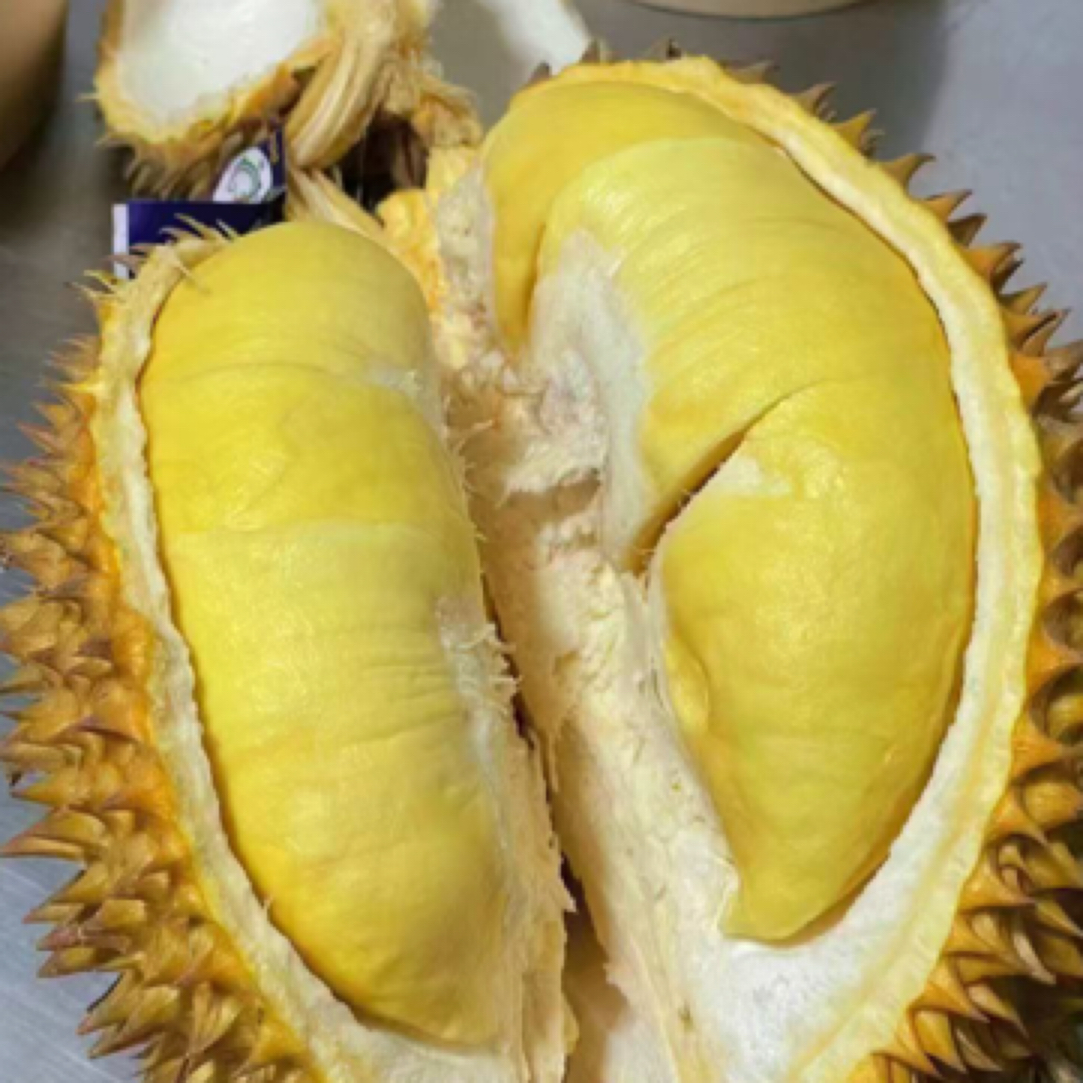 泰国金枕新鲜东部榴莲一果一重一物一拍同城快递核小金枕泰国