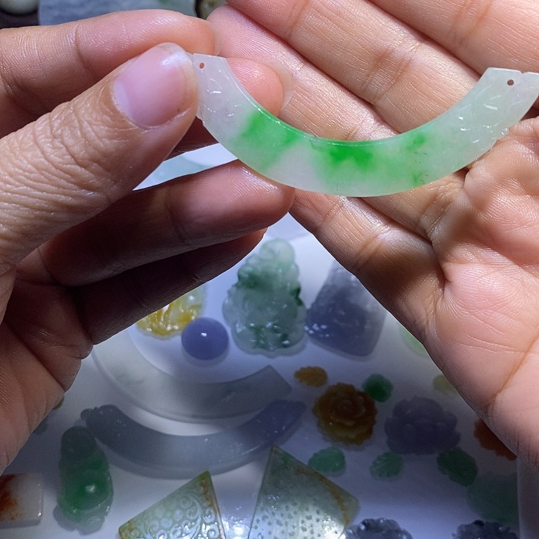 *****定制翡翠未镶嵌玉衡