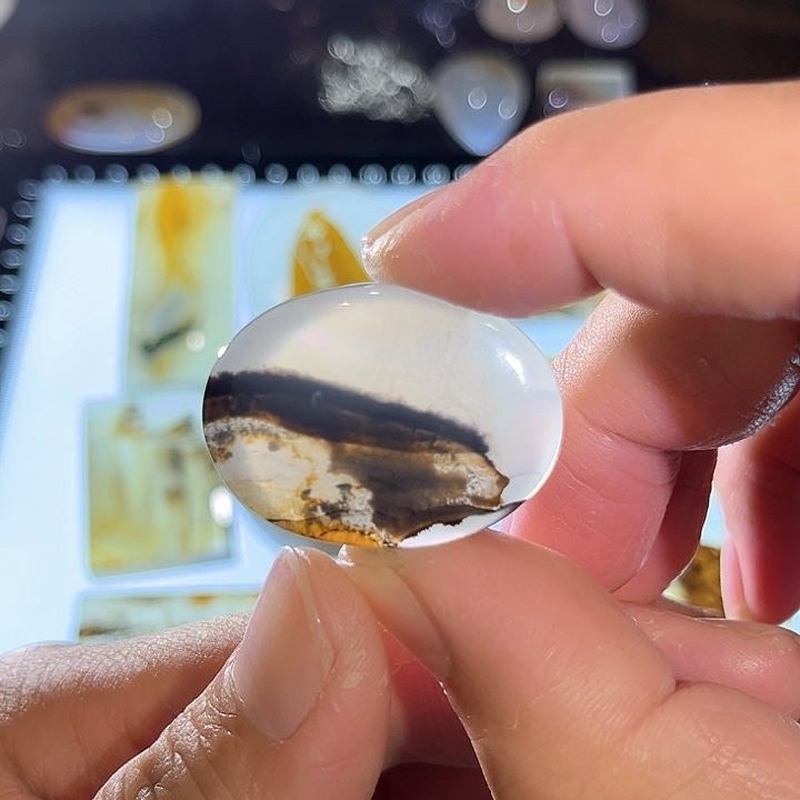 玛瑙/玉髓未镶嵌吊坠(不含链)