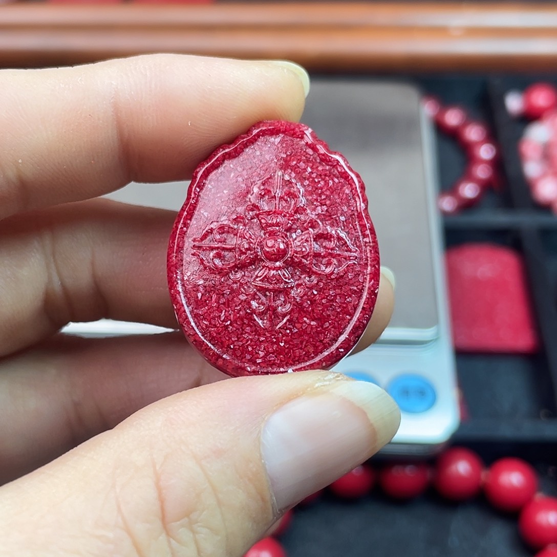 小****天然辰砂朱砂晶体y7号10.9克