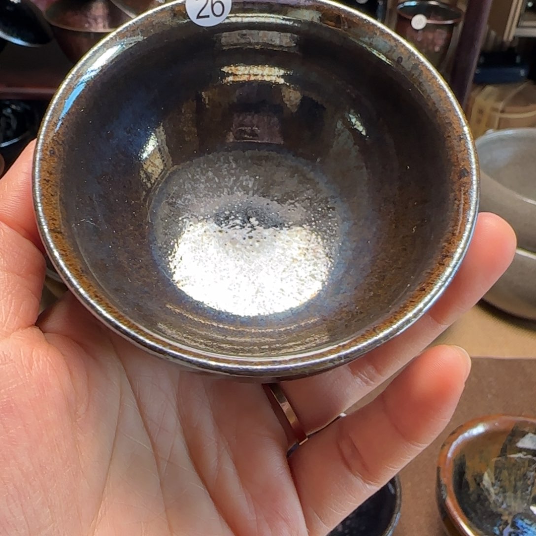 茶盏26古宋龙窑佛光火燎彩柴烧香炉