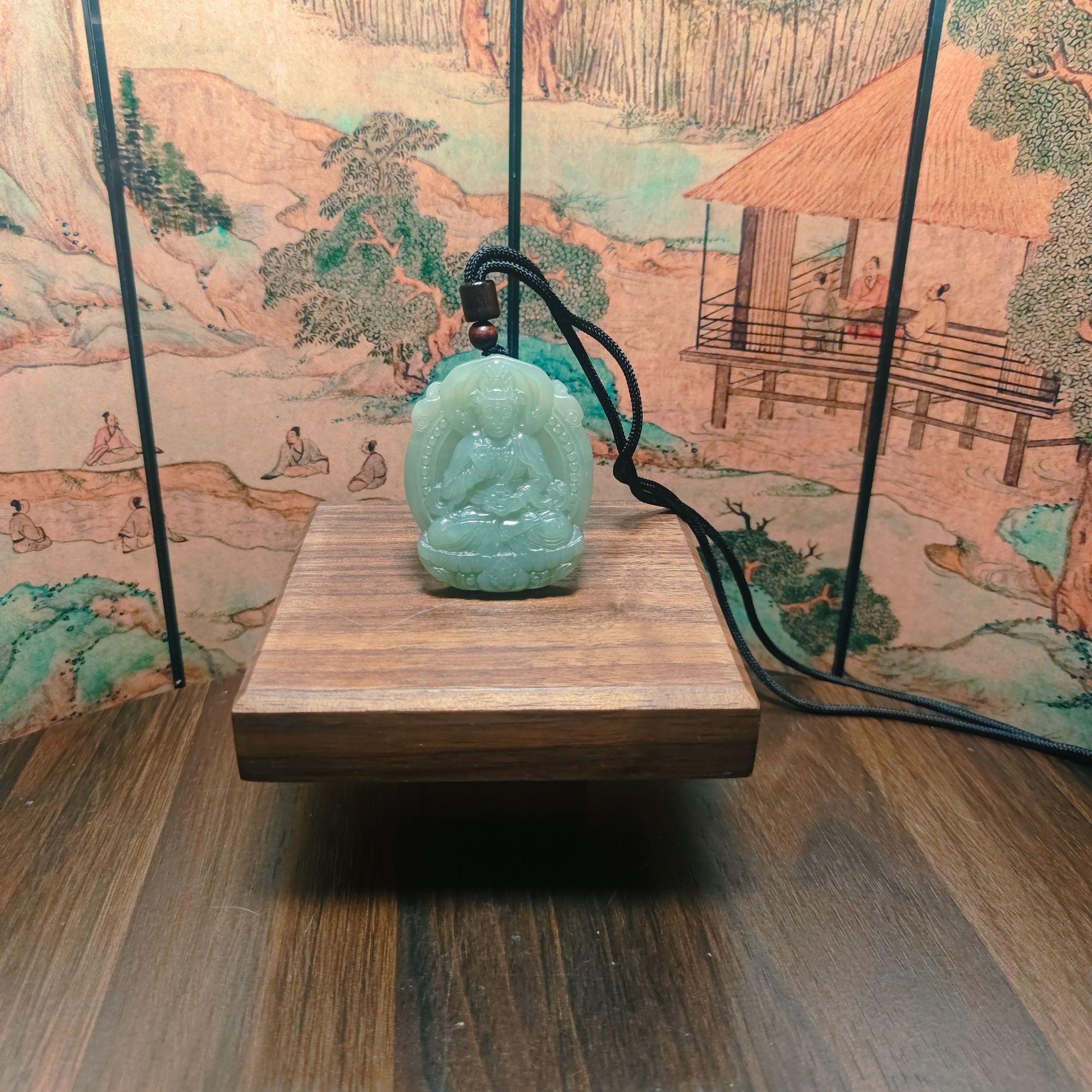 N和田玉观音吊坠0479