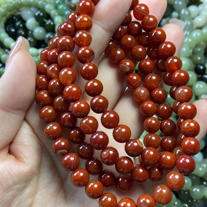 和田玉未镶嵌手链卡8