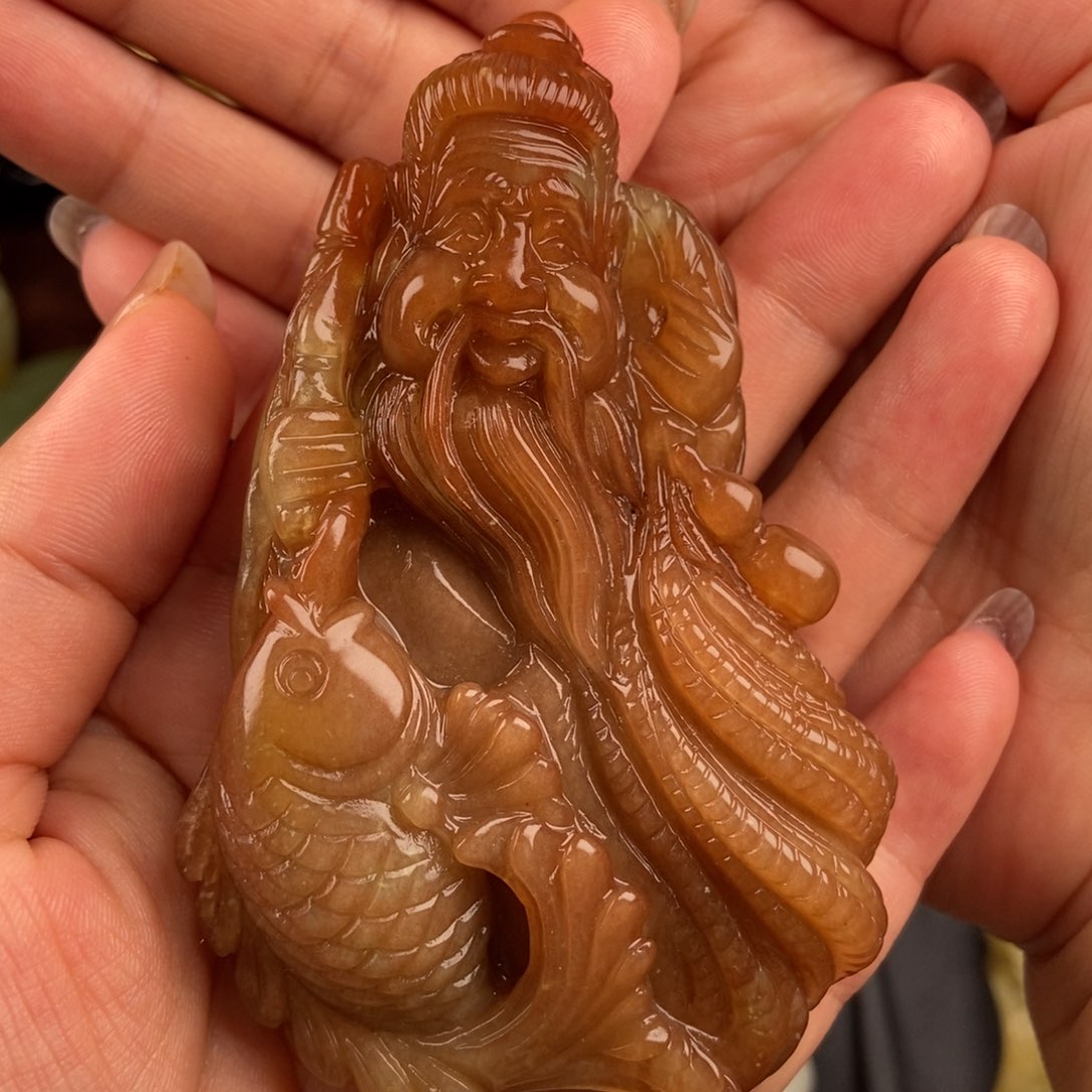 蛇纹石玉手把未镶嵌