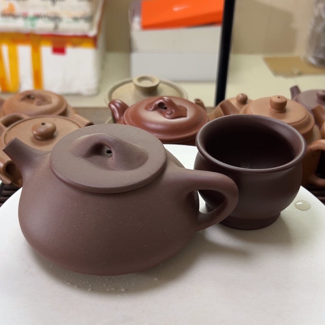 紫砂茶壶底槽清石瓢300