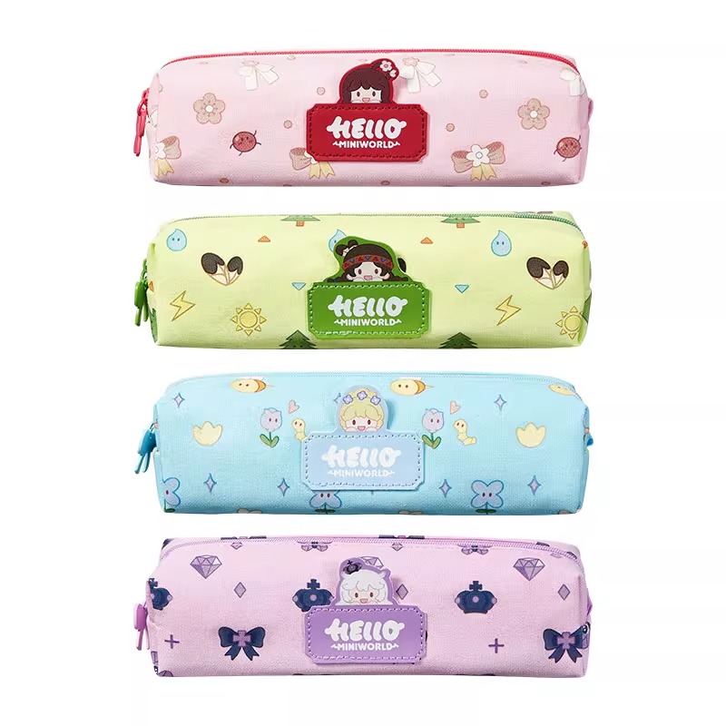 齐心吾皇万睡笔袋文具袋立体式防水帅气便携 MWAS0004 帆布笔袋