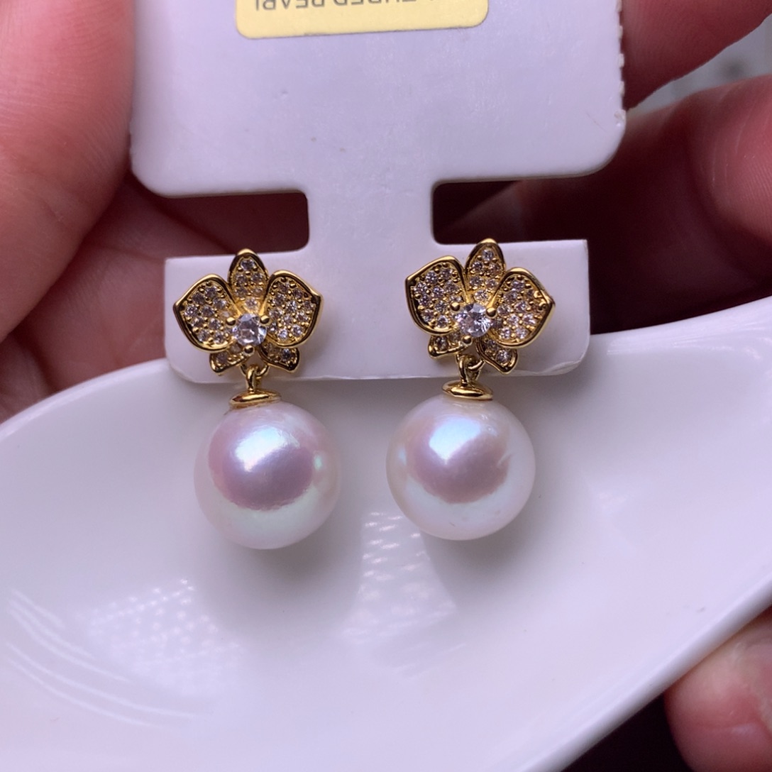 未镶嵌耳饰淡水珍珠