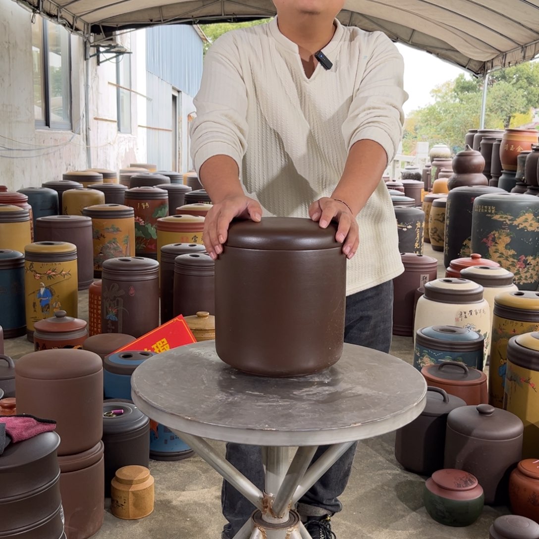 紫砂茶叶罐紫砂罐