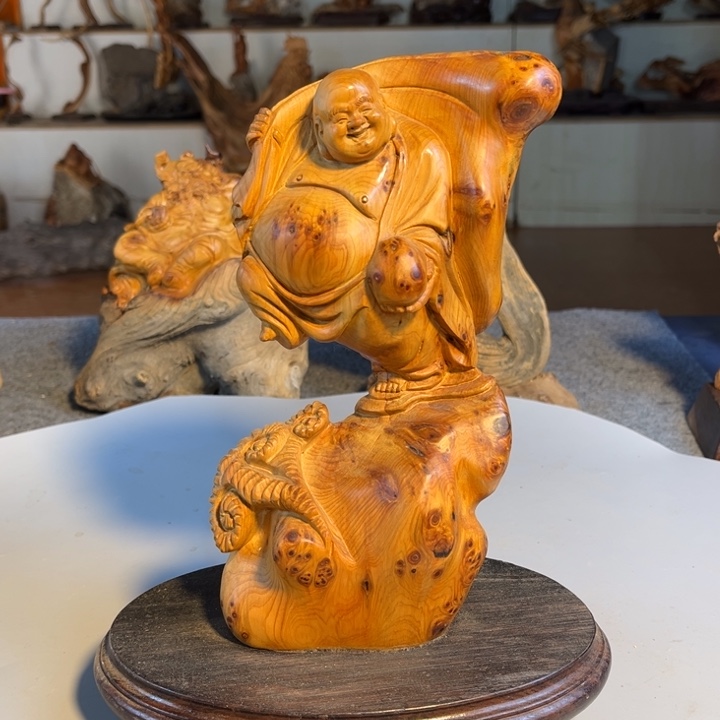 柏木（崖柏）根雕工艺摆件