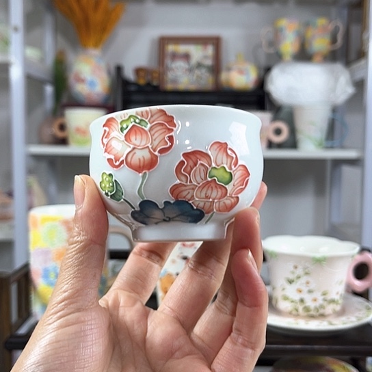 手绘高温釉下彩陶瓷
