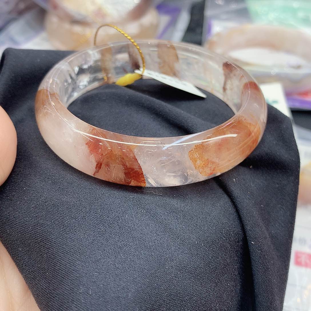 水晶手镯未镶嵌208（瑕疵5556