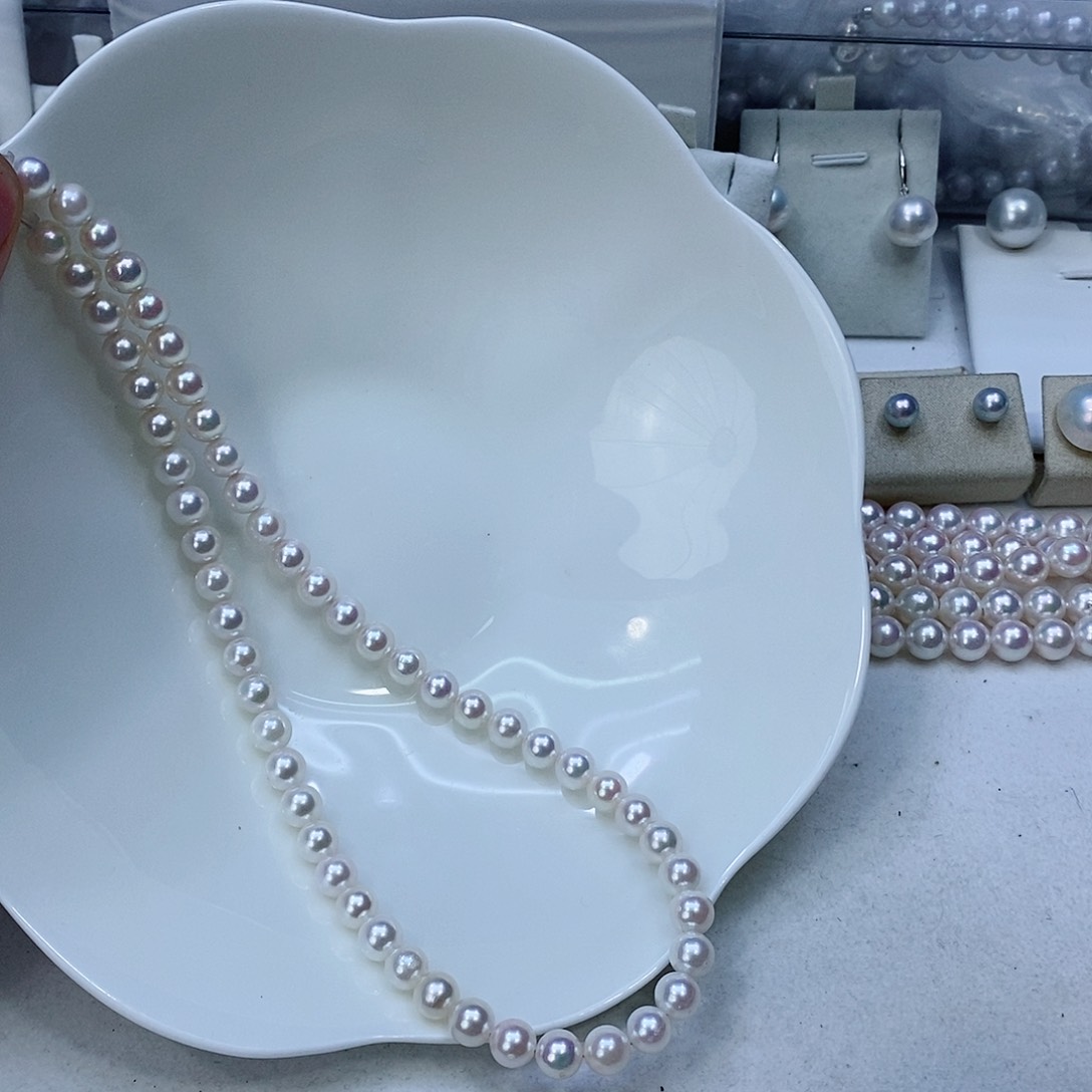 海水珍珠颈饰银S925镶嵌